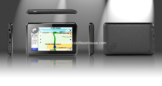 800x480 70 navegador Widescreen do GPS do Portable das canaletas 64MB SDRAM Bluetooth do grau 20